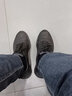 森达男鞋休闲男商场同款牛皮真皮透气软底运动防滑休闲鞋1AY01AM5 黑色打孔 44 实拍图