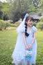 蓓然美（BeiRanMay）艾莎公主裙夏2026女童装爱莎公主连衣裙六一儿童礼物网纱礼服裙 蓝色公主裙 120 （参考身高：107-117CM） 实拍图