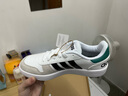阿迪达斯（adidas）男鞋休闲鞋 25冬新款运动鞋时尚复古网球鞋子舒适耐磨透气滑板鞋 白/一号黑【HOOPS CLASSIC】 40 内长245mm 实拍图