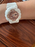 卡西欧（CASIO）女表BABY-G少女时代女黑金多功能电子防水运动手表女 送礼推荐 BA-110X-7A1 白玫瑰金 实拍图