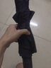柏苑 超大号折叠雨伞黑胶手动三折商务伞三人大号雨伞个性创意男学生 10K超大号（125cm）3人-黑色 实拍图