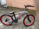 优诗诺（YOUSHINUO）儿童自行车山地车男女孩单速变速辐条一体轮可选6-8-9-15岁学生车 单速黑红+小礼包 22 寸适合140-160CM 实拍图