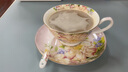 品来运陶瓷茶杯欧式骨瓷咖啡杯套装下午茶具创意英式红茶杯田园风情水杯 粉黛佳人杯碟+勺（内花款） 实拍图