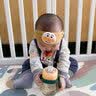 小袋鼠巴布（JOER BABU）奶瓶新生婴儿宽口径PPSU宝宝奶瓶0- 6个月以上学饮一岁带手柄礼盒 松柏绿 260ml 奶瓶+鸭嘴+吸嘴+背带 实拍图