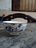 昭乐 碗年年有鱼青花瓷中式家用餐具高脚大汤碗饭碗套餐圆碗釉中彩 红鱼 5英寸米饭碗（10个装） 实拍图