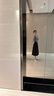 深呼吸DEEP BREATH女装简约纯色高腰工字褶伞裙半身裙A200245 黑 XS (1码) 实拍图