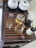 淘慕新中式移动茶桌家用小茶台客厅实木茶车阳台茶几烧水壶一体茶水柜 胡桃色64长茶字板+底部上水壶 实拍图