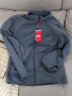 皮尔卡丹（pierre cardin）品牌摇粒绒男士外套春秋款立领夹克抓绒卫衣宽松外穿开衫冲锋上衣 薄款摇粒绒灰色 2XL 实拍图