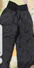 罗蒙儿童羽绒裤内胆男女童秋冬保暖裤子内穿校园服饰神器棉裤 黑色130 实拍图