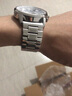 积优（JEAYOU）代用天梭浪琴表带钢带男士手表链天梭力洛克汉密尔顿阿玛尼卡西欧依波西铁城美度不锈钢表带 通用五珠-银色 23mm 实拍图