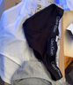Calvin Klein内衣女士三条装经典提花腰边ck舒适棉质微弹性感比基尼三角内裤女 MPI-太空黑/椰青灰/月光白 3条 XS 实拍图
