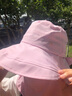 玖慕（JIUMU）防晒帽女遮阳帽太阳帽渔夫帽凉帽夏季户外遮脸防紫外线帽子带面罩 实拍图