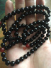 慈灵阁 黑曜石手链108颗佛珠手链男女款多层手链吉祥物手串 8mm男款 实拍图