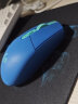 罗技（G）G304 LIGHTSPEED无线游戏鼠标轻质便携英雄联盟LOL吃鸡键鼠套装 节日生日礼物 G304 蓝色 实拍图