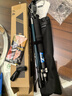 开拓者（PIONEER） 户外登山杖折叠式拐杖越野跑步手杖碳素碳纤维铝合金 蓝色长单支/建议身高170以上使用 实拍图