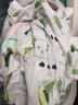 婧麒婴儿连体衣夏装新生男女宝宝夏季衣服纯棉薄款空调服爬服夏天 牛油果 66cm 实拍图