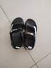 回力断码儿童运动凉鞋2025年夏季新款男童防滑软底沙滩鞋中大童休闲鞋 黑白主图款 40 实拍图