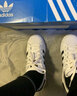 阿迪达斯 （adidas）三叶草男鞋女鞋秋季新款情侣金标贝壳头运动时尚潮流休闲板鞋 经典贝壳头/白色/热销款 44 实拍图