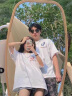 love legend情侣装夏季天短袖t恤套装新款潮流男女同款半袖上衣学生班服定制 (深爱的你)白色/白色 M 男+女S 实拍图