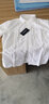 BLACKMONDAY短袖衬衫男夏季韩版修身纯棉免烫牛津纺商务休闲方领纯色衬衣男 白色 L (175) 实拍图