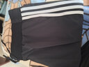 阿迪达斯（adidas）女裤 26夏新款运动裤跑步健身瑜伽裤子梭织速干透气休闲时尚长裤 黑/单层/清风面料/时尚三条纹 L 【170建议体重120-130斤】 实拍图
