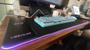 飞遁LESAILES800*300*4mm 15W无线快充RGB发光电竞游戏鼠标垫超大号 办公电脑键盘书桌垫 5种灯效 黑色 实拍图