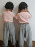 七语欣童装女童短袖套装夏装儿童套装2026新款小女孩宝宝卡通t恤两件套 粉色套装 110 (适合身高100-110cm) 实拍图