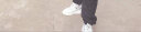 安踏男鞋运动鞋男2024年春夏季新款男士百搭休闲鞋老爹鞋学生跑步鞋子 （老爹鞋）象牙白/荧光橙 42 实拍图