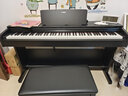 雅马哈（YAMAHA）电钢琴YDP105重锤键盘88键进口成人儿童初学者家用智能电子钢琴 YDP-105B黑色+原装琴凳+全套配件 实拍图