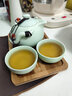 页川百世（YeChuan Best）旅行功夫整套茶具车载户外便携快客杯陶瓷茶具商务送礼佳品 粉青一壶二杯+茶盘+手提袋 实拍图