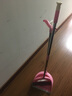 宅一起 防滑手柄清洁扫地扫帚套装 不锈钢软毛扫把簸箕组合扫把 粉色套装. 实拍图