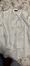 十米布（SHIMIBUman） 丝光棉长袖衬衫男免烫商务职业正装纯棉小领衬衫韩版修身白衬衣 白色方领 39 实拍图
