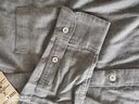 无印良品 MUJI 女式 新疆棉 轻量法兰绒 衬衫 W9AC506 灰色 M 实拍图