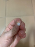 钻石世家【纪念日礼物】一诺一生 菩提花18K金钻石耳钉耳饰 克拉效果耳环 一对共约32分 实拍图