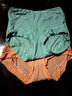 莫代尔高腰女士内裤女大码收腹无痕加肥加大纯棉裆抑菌胖mm三角短裤头 粉色+紫色+绿色+肤色 XL (建议110-140斤) 实拍图