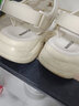 回力凉鞋女夏季新款厚底鞋子学生平底魔术贴软底沙滩运动女鞋 米色 37 实拍图