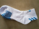泰昂TAAN羽毛球袜 2双装专业运动袜子男吸汗透气毛巾底中帮T399白黑+白蓝 实拍图