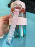 BOTTLED JOY吨吨杯学生水杯耐高温太空杯提绳便携运动水壶塑料杯渐变随手杯 粉蓝云海*tirtan*双饮 0.55L 实拍图
