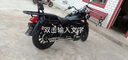 杰帆（JF）摩托车跑车可上牌电喷跨骑太子款复古街车跨骑叛逆者骑士车  磨砂黑 实拍图
