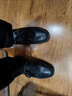 無肯皮鞋春夏新款软底布洛克牛津鞋加绒棉皮鞋商务正装休闲鞋子男鞋 FH-舒履-667黑色单鞋 42 实拍图