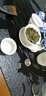瓷牌茗茶具（cipaiming teaset）瓷牌茗 青花瓷功夫茶具套装玲珑镂空整套陶瓷泡茶具茶壶茶杯 【金玉满堂】盖碗款-10件套 实拍图
