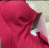 ubras七夕情人节礼物提托侧收大杯文胸罩收副乳大胸显小聚拢内衣女 可调肩带-丝绒红 M (70C/70D/75B/75C/75D) 实拍图