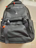 法德陆 背包男士双肩包新款15.6英寸大容量笔记本电脑包商务休闲旅行包初中高中大学生书包男 hanchi2116黑色+运费险 实拍图