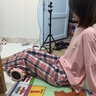 德国SILANGDUN泡沫轴瑜伽柱肌肉放松滚轴健身按摩棒狼牙棒高密度抗压EVA材质滚轮按摩棒 粉-45cm狼牙泡沫轴 实拍图