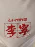 李宁（LI-NING）短袖t恤男女同款上衣春夏季李寧国潮印花圆领宽松休闲运动装半袖 标准白 M (170) 实拍图