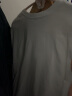 森马（Semir）【基础版型】短袖T恤男纯色打底衫夏季休闲修身纯棉情侣上衣 漂白1000 165/84A/S 实拍图