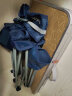迪卡侬（DECATHLON）户外折叠椅子凳便携露营凳钓鱼椅随身靠背椅ODCF 离地41cm蓝色(承重110公斤） 实拍图