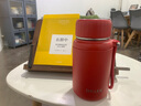 慕馨（moosen） 保温杯女大容量高颜值水杯316不锈钢杯子学生便携杯子带提绳茶杯 【抗菌99%】红色450ML 实拍图