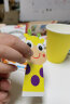 马博士  儿童贴纸卡通纸杯贴画玩具12款不重复男孩女孩diy手工制作材料3D立体粘贴画生日礼物 实拍图