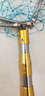 漂甄钓鱼超硬加厚不锈钢抄网杆3米4米 6米伸缩定位抄网竿杆子 加厚黄金款6米 实拍图